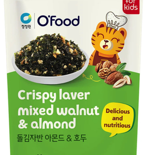 โอฟู้ด สาหร่ายรสวอลนัท&อัลมอนด์ 30 ก.