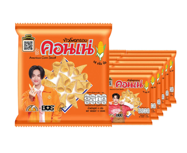 คอนเน่ ข้าวโพดอบกรอบ รสดั้งเดิม 11 ก. x 12