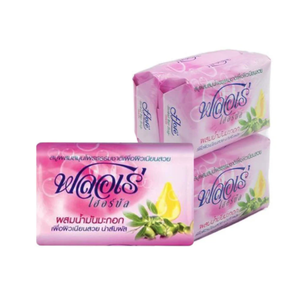 สบู่สมุนไพร ฟลอเร่ 80 กรัม x 4