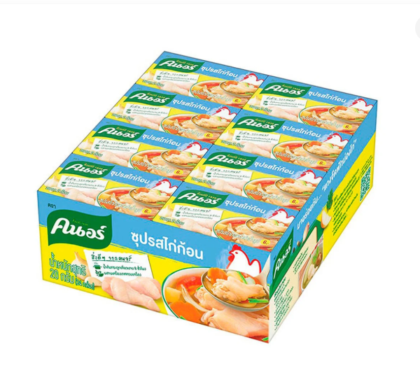 คนอร์ ซุปก้อน ไก่ 20 ก. 24 ชิ้น