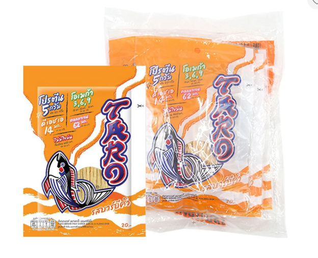 ทาโร ปลาสวรรค์ รสบาร์บีคิว 20 ก. x 6