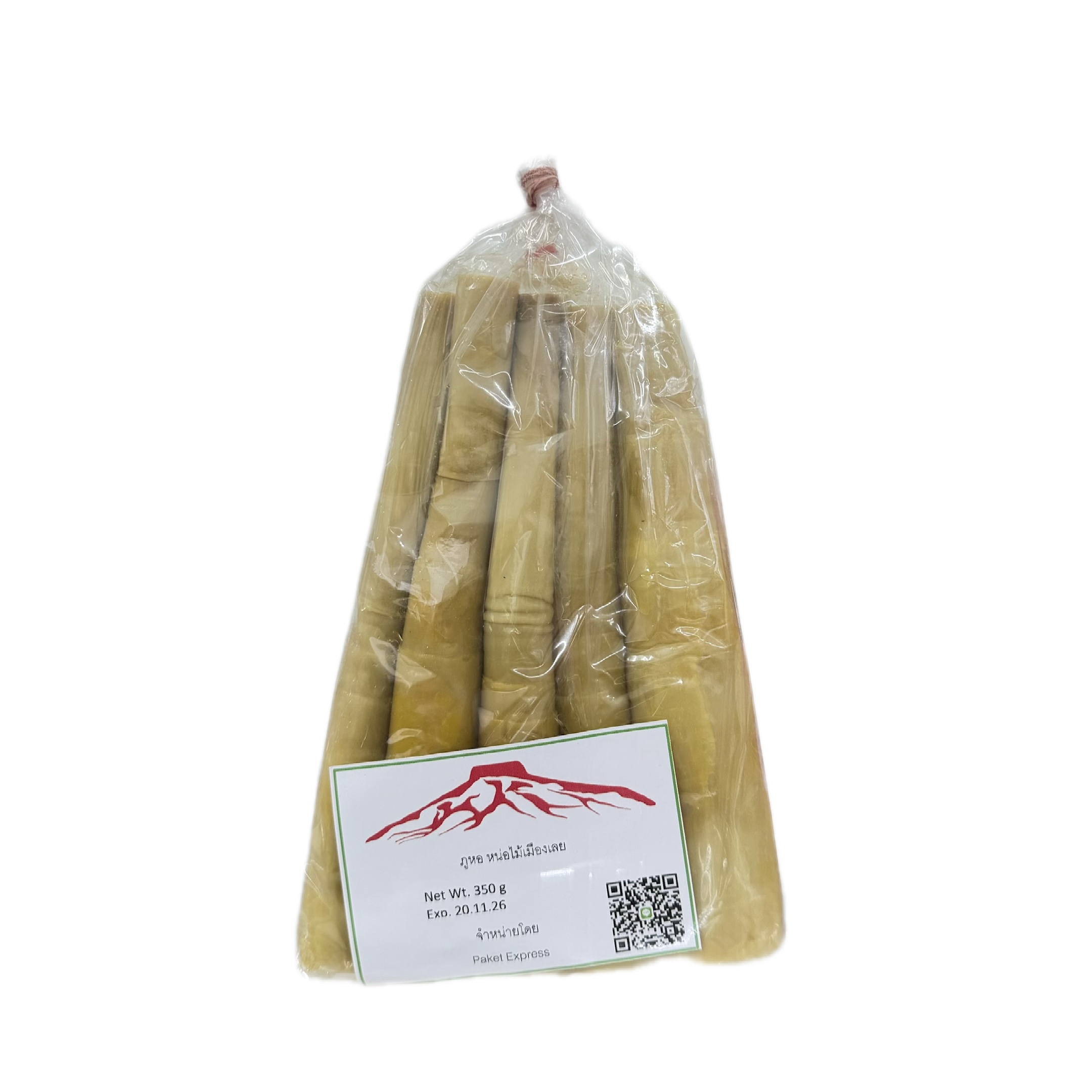 ภูหอ หน่อไม้เมืองเลย หน่อไม้ต้ม 350 กรัม (ถุง)