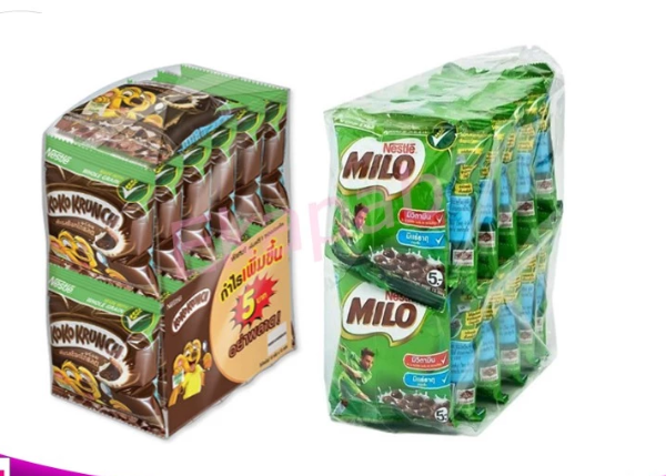 อาหารเช้าซีเรียลไมโล,โกโก้ครั้นช์ 15 กรัม แพ็ค 12