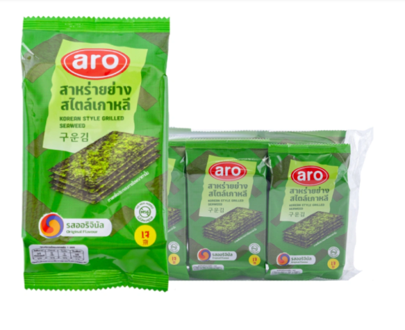 ARO สาหร่ายเกาหลีออริจินัล 5กX6