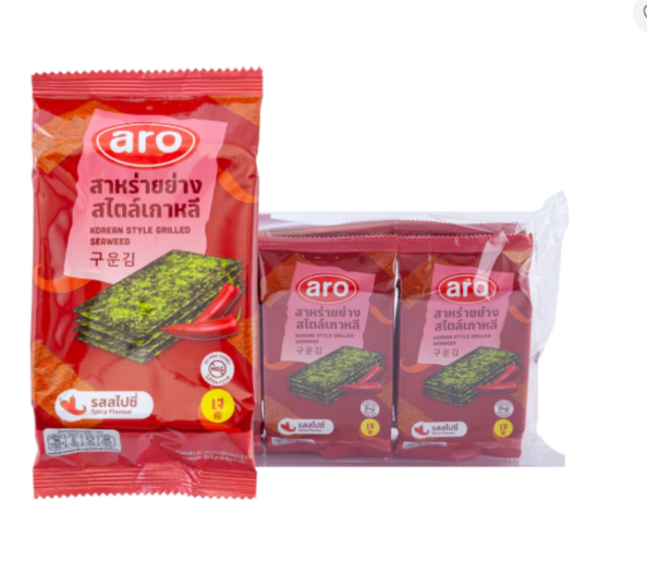 ARO สาหร่ายเกาหลีสไปซี่ 5กX6