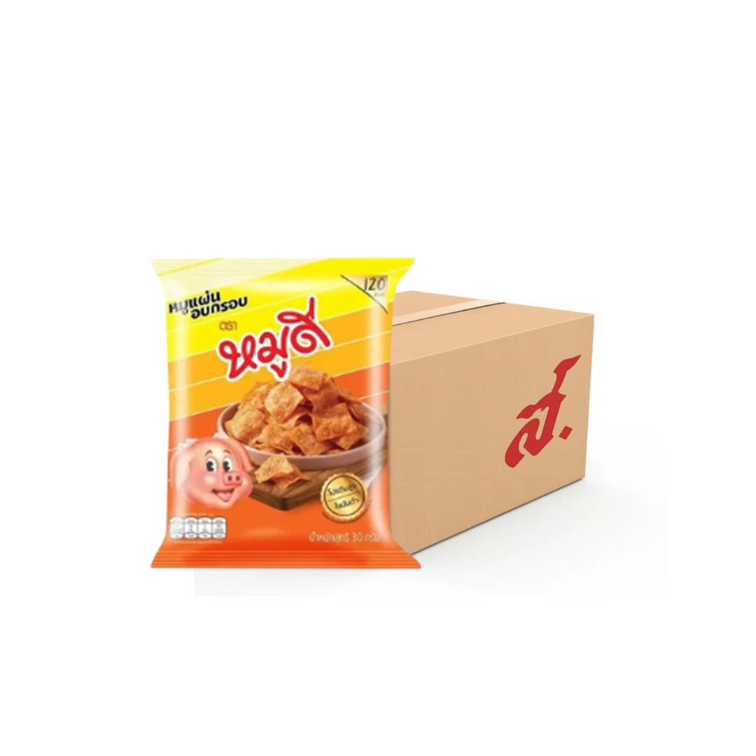 ตราหมูดี หมูแผ่น 30 ก. (12 แถม 12) ส.ขอนแก่น 24 แพ็ค ฿ 26.46 ต่อหน่วย