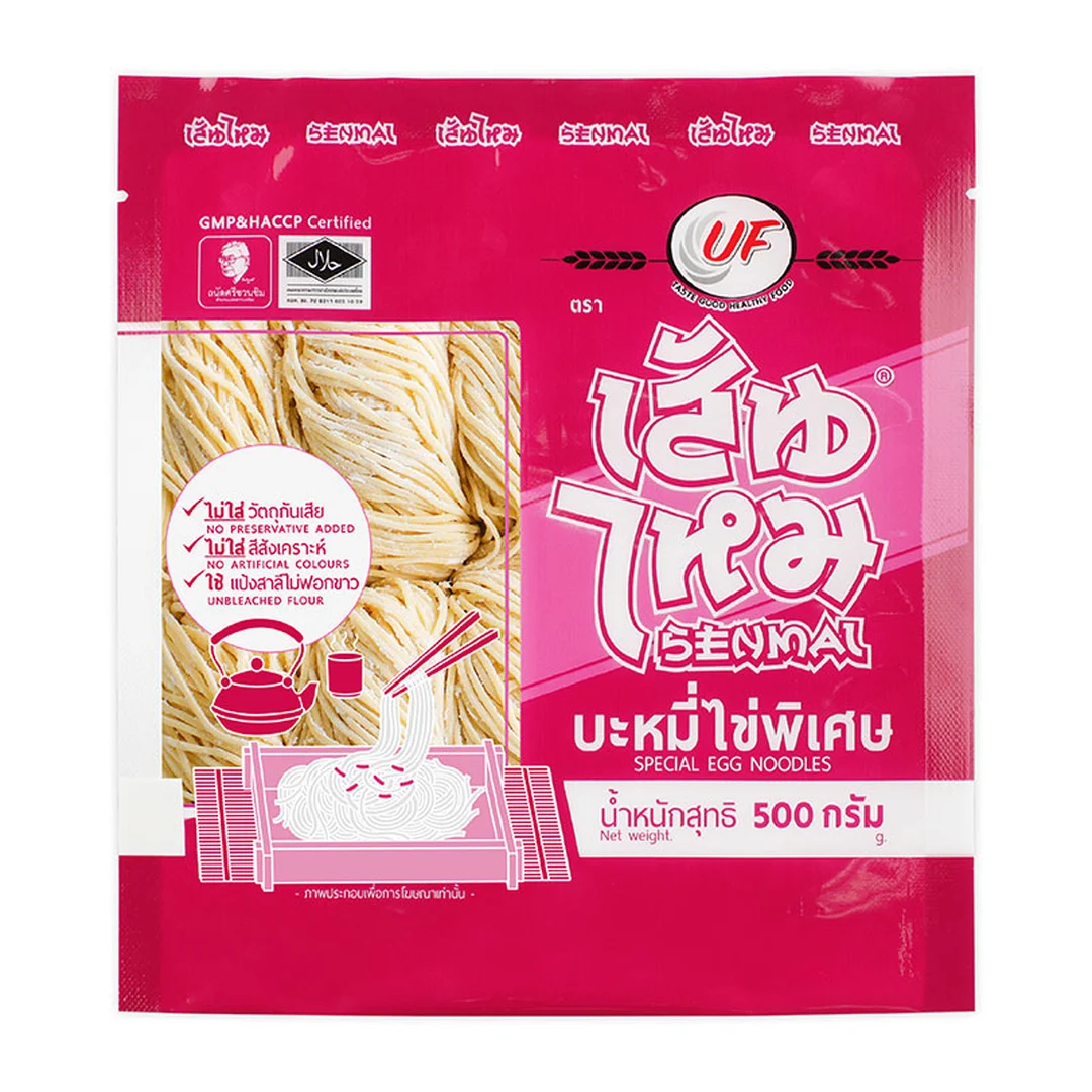 เส้นไหม บะหมี่ไข่พิเศษ 500 ก.