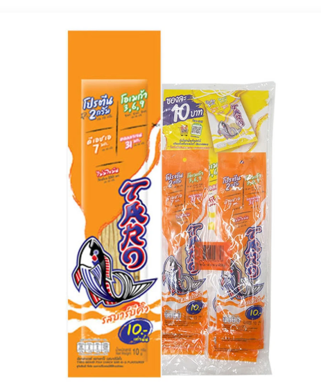 ทาโร ปลาสวรรค์ รสบาร์บีคิว 10 ก. x 6