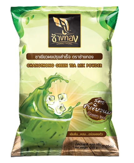 ช้างทอง ชาเขียวผง 200 ก.