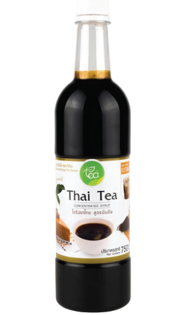 ทีอีเอ ไซรัปชาไทย สูตรเข้มข้น ขนาด 750 มิลลิลิตร