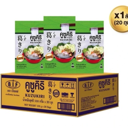 (ยกลัง) วุ้นเส้นคูซูคิริ ตราBIF 100 G.X20 ชิ้น