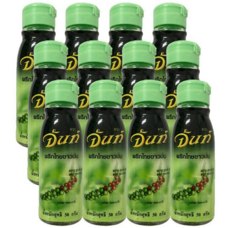 จันท์ พริกไทยขาวป่น 50 กรัม X12