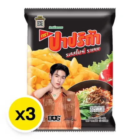 ปาปริก้า มันฝรั่งกรอบ สไปซี่ราเมง 52 ก. x 3