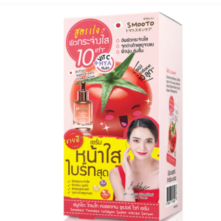 สมูทโตะ โทเมโท คอลลาเจน ซูเปอร์ ไวท์ เซรั่ม 8 ก. x 6