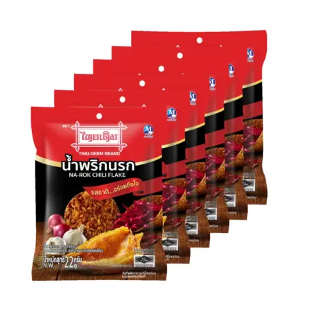 ตราไทยเดิม น้ำพริกนรก 22 ก. x 6