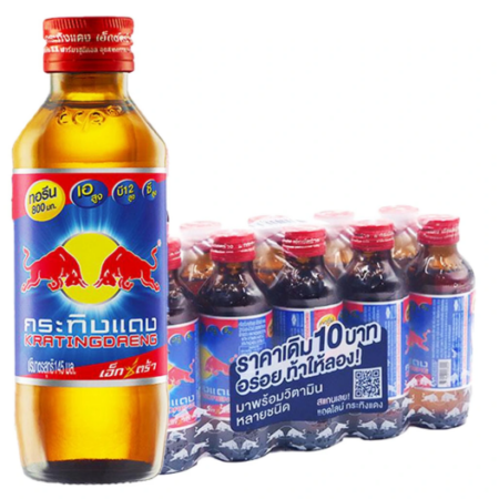 กระทิงแดง เอ็กซ์ตร้า เอบีซี เครื่องดื่มชูกำลัง 145 มล. x 10