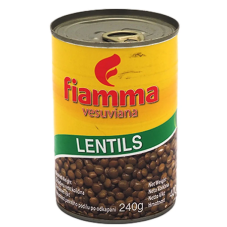 ไฟมมา วีสุเวียนา ถั่วเลนทิลในน้ำเกลือ 400 กรัม