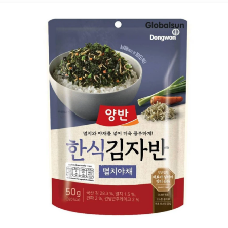 สาหร่ายโรยข้าวยังบันปลา ผัก50กX1