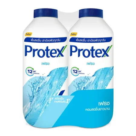 โพรเทคส์ แป้งเย็น กลิ่นเฟรช 280 ก. x 2