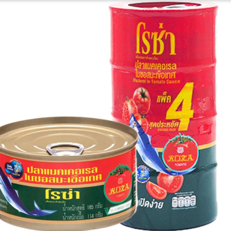 โรซ่า ปลาแมคเคอเรลในซอสมะเขือเทศ 190 ก. x 4
