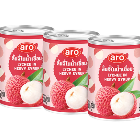 เอโร่ ลิ้นจี่ในน้ำเชื่อม 565 ก. x 3