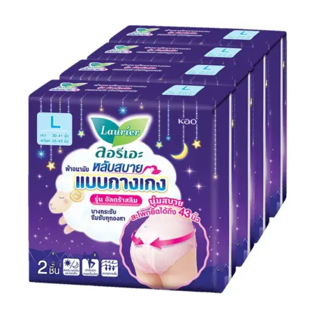 ลอรีเอะแบบกางเกงขนาด L 2 ชิ้น X 6