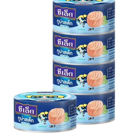 ซีเล็ค ทูน่าสเต็กในน้ำเกลือ 165 ก. x 4