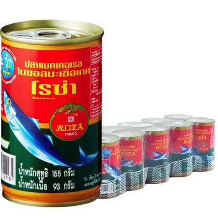 โรซ่า ปลาแมคเคอเรลในซอสมะเขือเทศ 155 ก. x 10