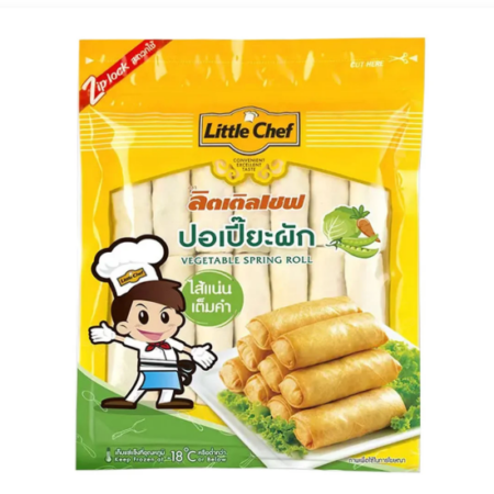 ลิตเติลเชฟ ปอเปี๊ยะผักแช่แข็ง 40 ชิ้น 1 กก.