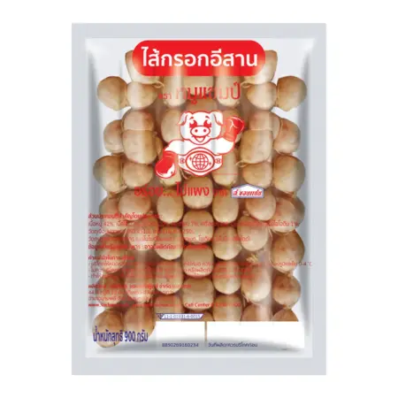 หมูแชมป์ ไส้กรอกอีสาน 900 ก.