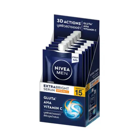 นีเวีย เมน เอ็กซ์ตร้า ไบรท์ เซรั่ม SPF30 7 มล. x 6