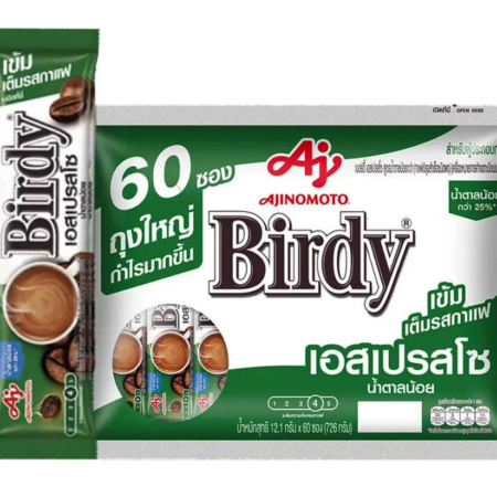 เบอร์ดี้ 3อิน1 เอสเปรสโซ กาแฟปรุงสำเร็จชนิดผง 12.1 ก. 60 ซอง