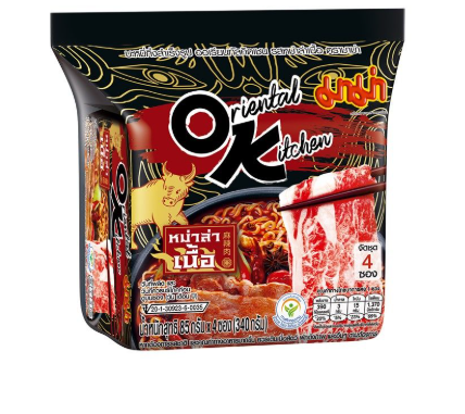 มาม่าออเรียนทัล รสหม่าล่าเนื้อ 85ก. แพค4