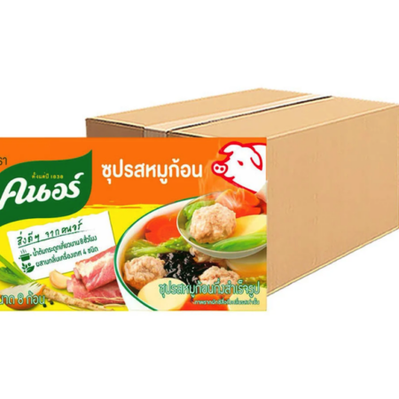 คนอร์ ซุปก้อน รสหมู 80 ก. x 72