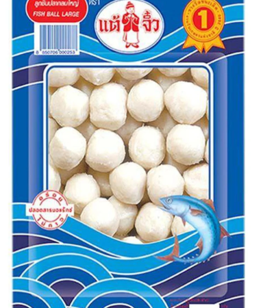 แต้จิ๋ว ลูกชิ้นปลากลม ใหญ่ 400 ก.