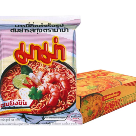 มาม่า บะหมี่กึ่งสําเร็จรูป รสต้มยำกุ้ง 55 ก. x 40