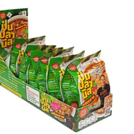 แซ่บไมค์ ป่นปลานิล ฟรีซดราย 10 กรัม (แพ็ก 6 ชิ้น)น้ำพริก