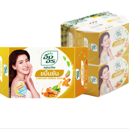 INGON สบู่สมุนไพรขมิ้นชัน 85gx4
