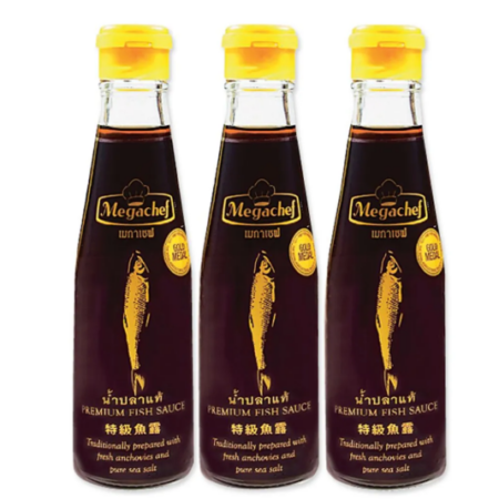 เมกาเชฟ น้ำปลา 200 มล. x 3