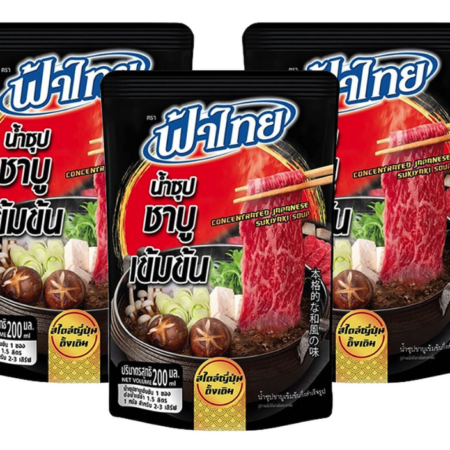 ฟ้าไทย น้ำซุปชาบู 200 มล. x 3
