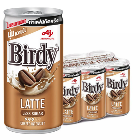 เบอร์ดี้ กาแฟลาเต้ 170 มล. x 6