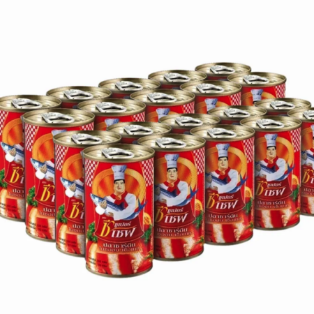 ซุปเปอร์ ซี เชฟ ปลาซาร์ดีนในซอสมะเขือเทศกระป๋อง 155 กรัม x 20 กระป๋อง