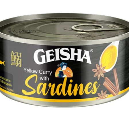 แกงกะหรี่เหลืองเกอิชากับปลาซาร์ดีน 120 กรัม