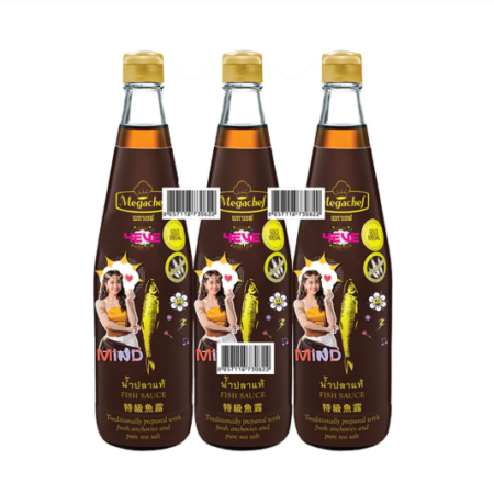 เมกาเชฟ นํ้าปลาแท้ 700 มล. x 3