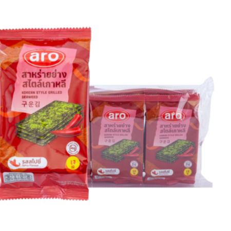 ARO สาหร่ายเกาหลีสไปซี่ 5กX6