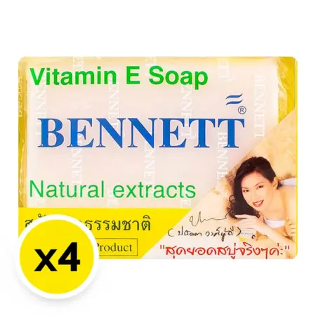 สบู่เบนเนตต์ วิตมินอี 130 กรัม x 4