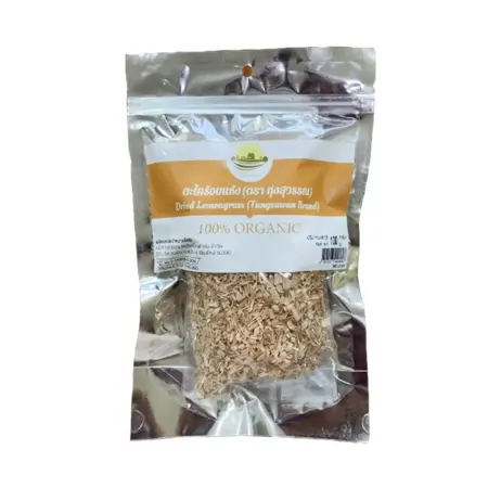 Dried lemongrass, Thung Suwan brand, 100 grams