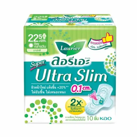 Laurier Super Ultra Slim 22.5 cm. 10 pieces