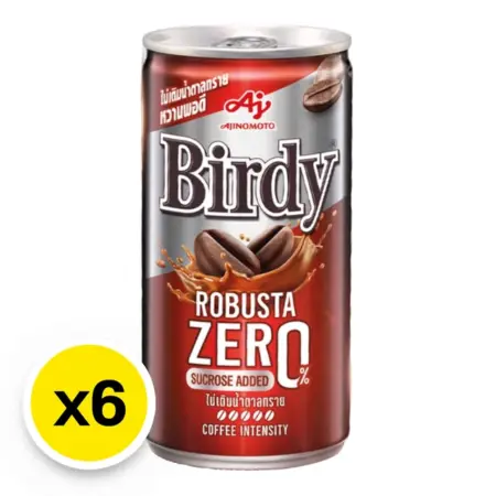 Birdy Robusta Zero Sugar 170 ml. X 6