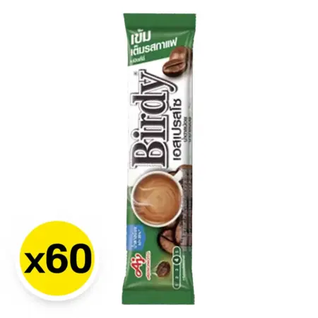 เบอร์ดี้ 3in1 เอสเพรสโซ่ (กาแฟสำเร็จรูปชนิดผง) 12.1 กรัม 60 ซอง